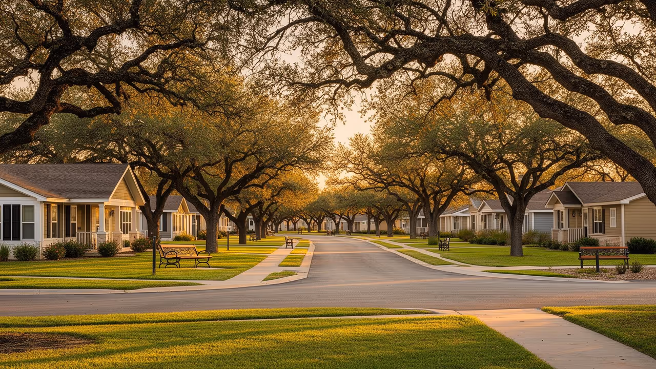 Manufactured Housing Community in South Texas